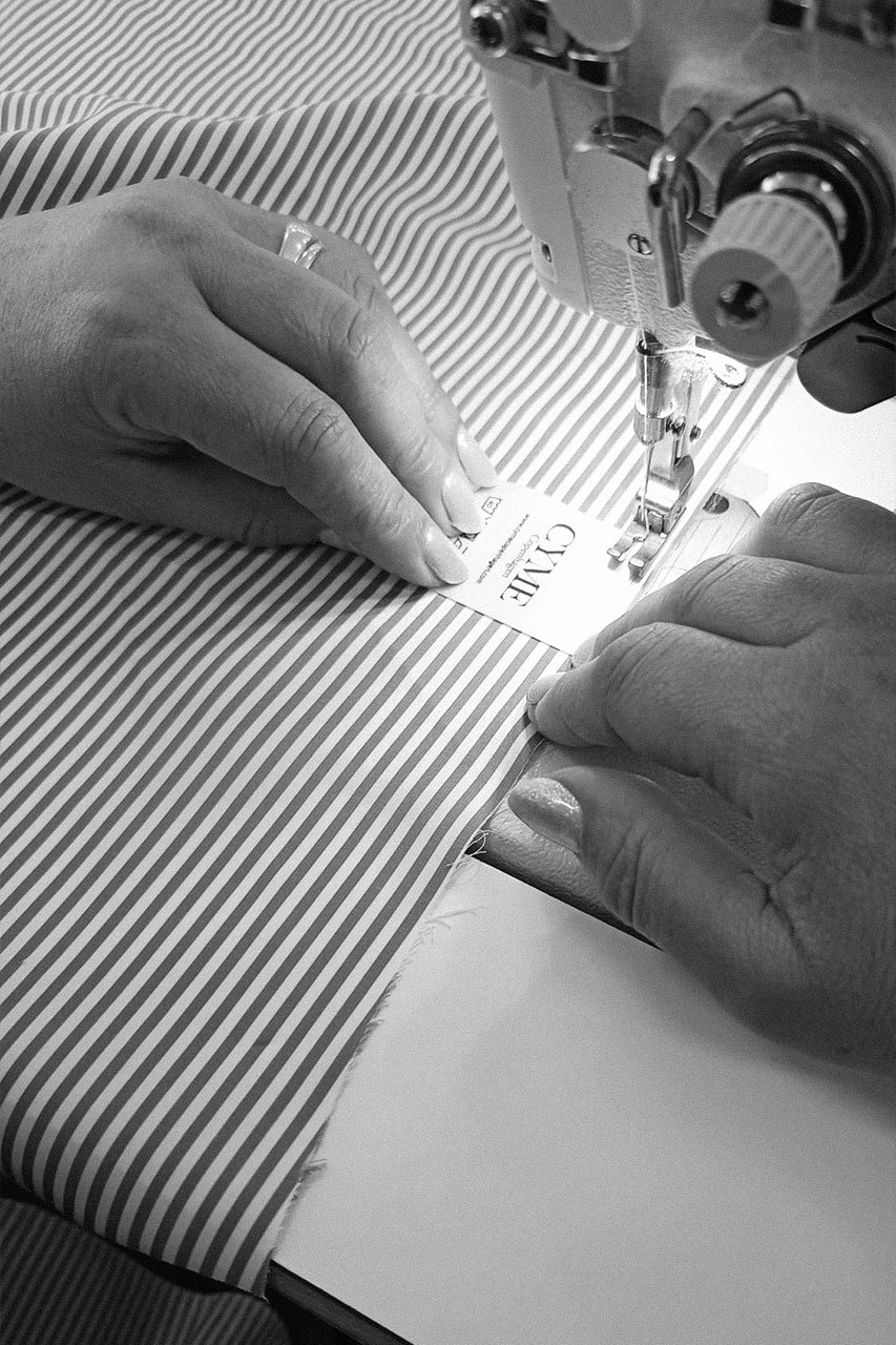 Manufacturing of Cyme Copenhagen clothing.