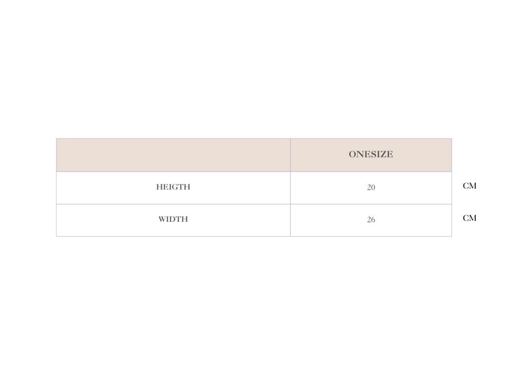 Size chart for Cotton Cashmere Hue