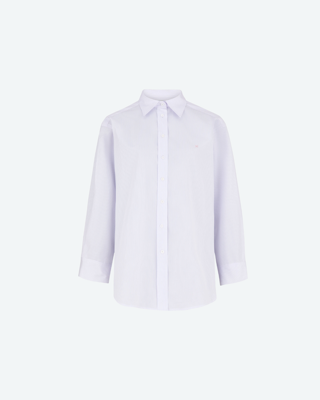 White shirt on a light gray background